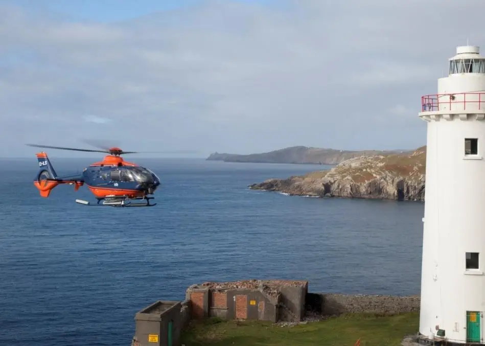 The General Lighthouse Authorities started using helicopters for some operations as far back as the 1960s