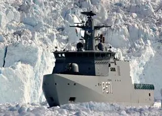 The inspection vessel ‘Ejnar Mikkelsen’