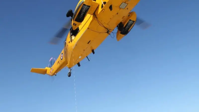 Military SAR Sea Kings are to be replaced by civilian aircraft. Photo (c) Harwich Lifeboat/Graeme Ewens