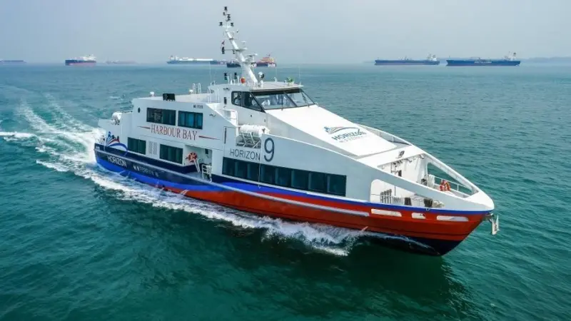 The hull design has been extensively tank tested to minimise the vessel’s power demand