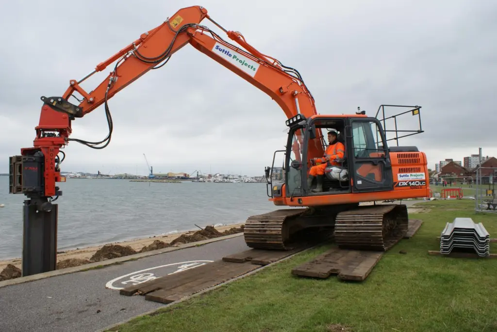 The new Doosan DX140LC-3 14 tonne crawler excavator which is already being put to good use