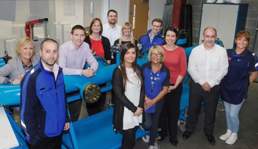 Just some of the 58 new staff taken on by AIS in 2014