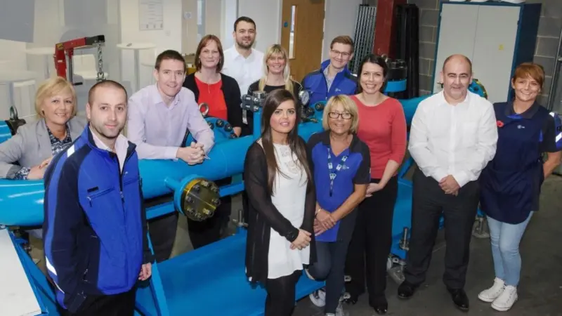 Just some of the 58 new staff taken on by AIS in 2014