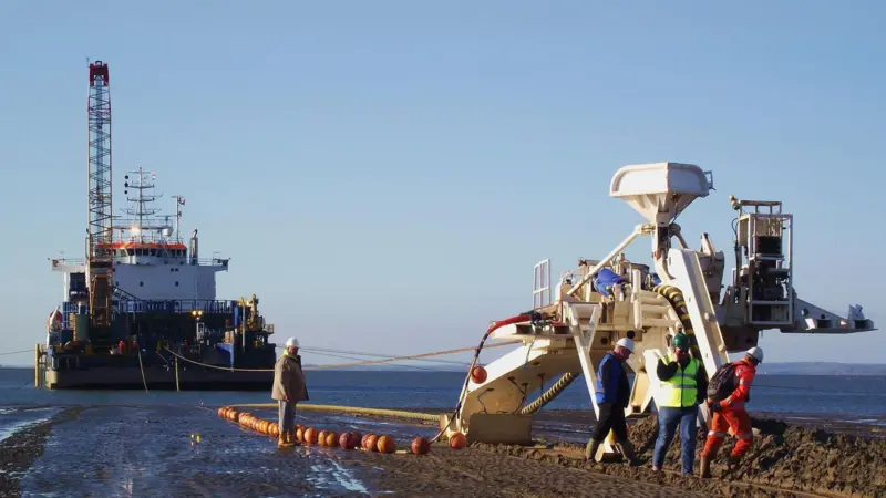 Cable laying could be more efficient if a supergrid is developed, photo: Megasam4256