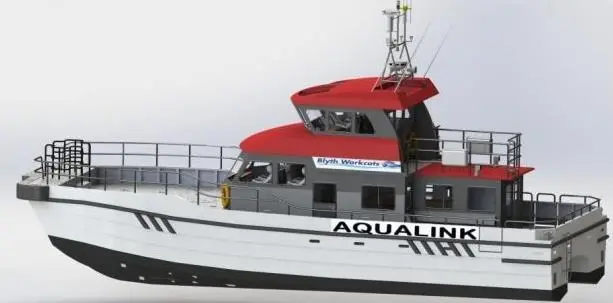The first Blyth Workcat equipped with a high bridge is now nearing completion for Ostend Marine Services