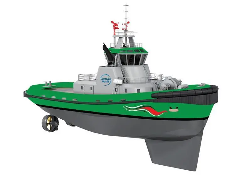 Drydocks World in Dubai placed an order for no less than nine Wärtsilä-designed eco-tugs that will run on LNG