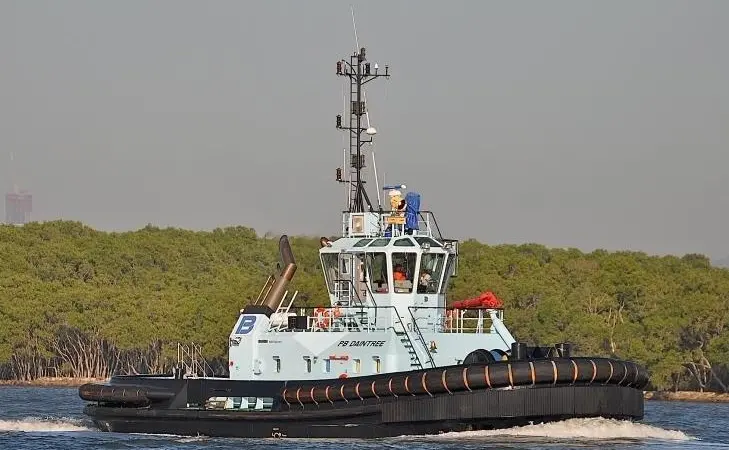 'PB Daintree' is one of 30 PB Towage vessels operating MPMWin
