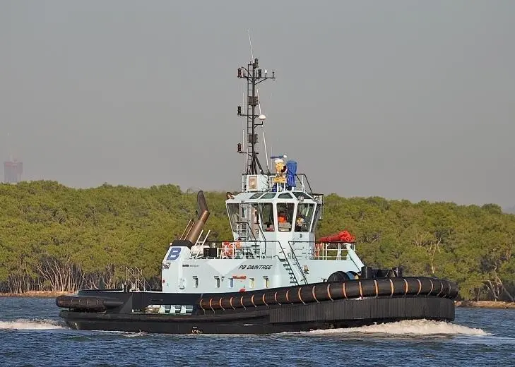 'PB Daintree' is one of 30 PB Towage vessels operating MPMWin