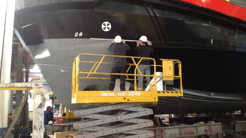 The Thorn-D antifouling foil has proven its worth during the Damen/Micanti pilot project
