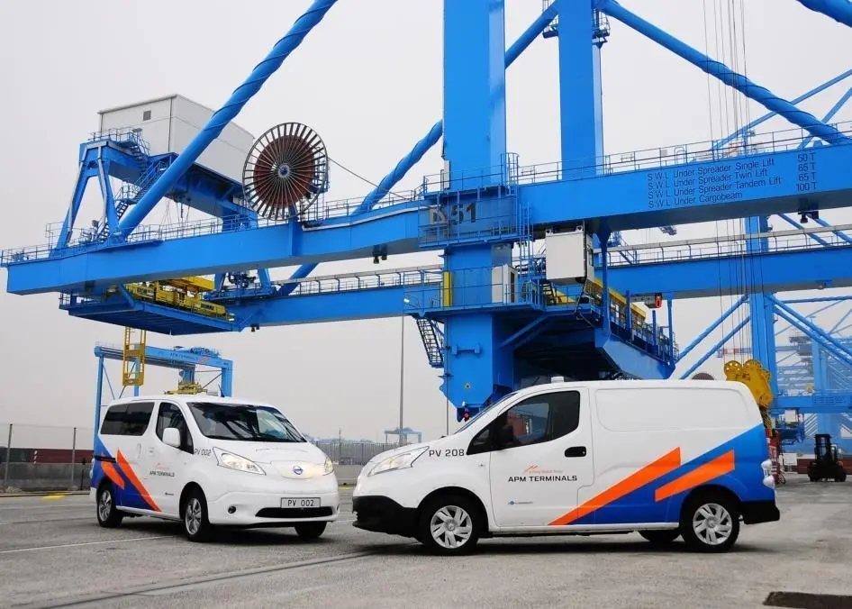APM Terminals has also leased 35 e-NV200 electric vehicles from Nissan