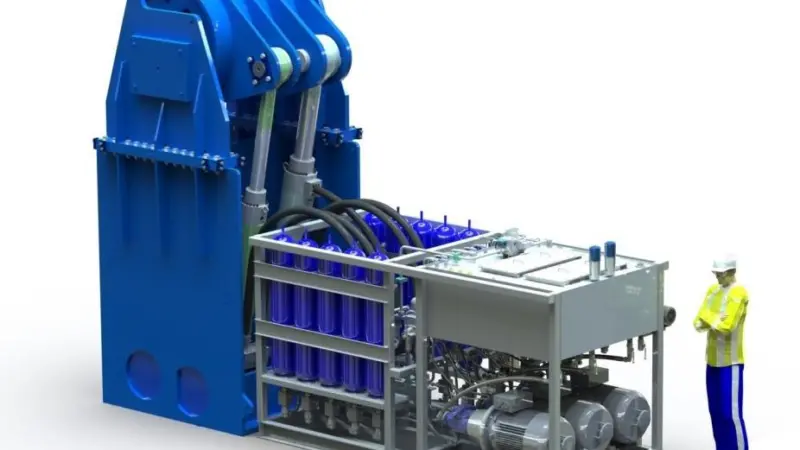 The WavePOD test rig