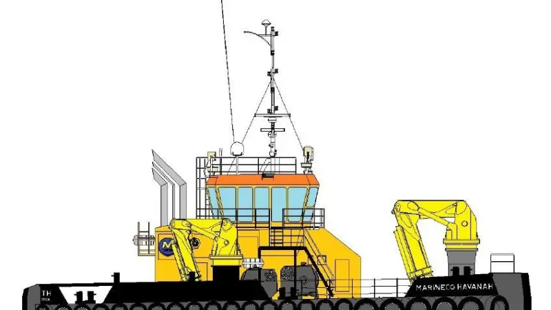 The Multi Cat 2712 is the second contract for this new type in the Damen Multi Cat Series