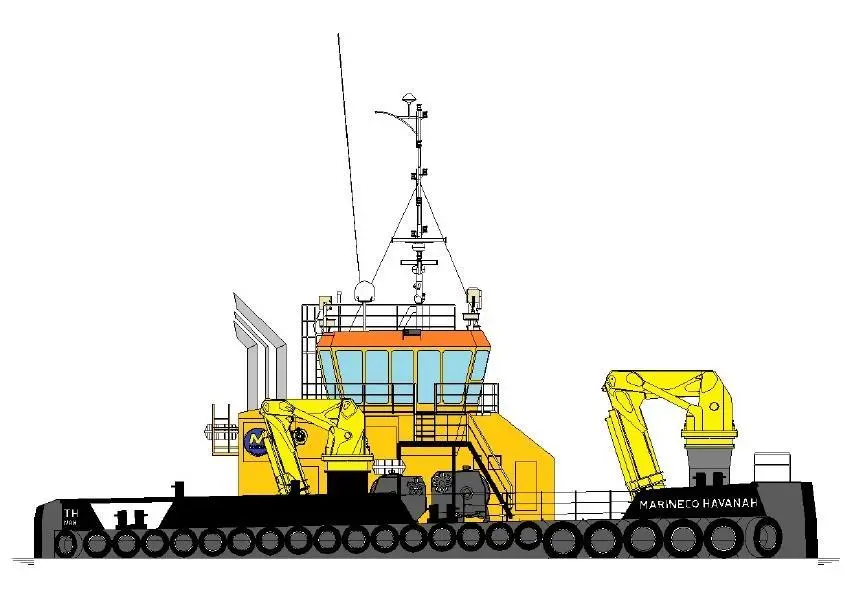 The Multi Cat 2712 is the second contract for this new type in the Damen Multi Cat Series