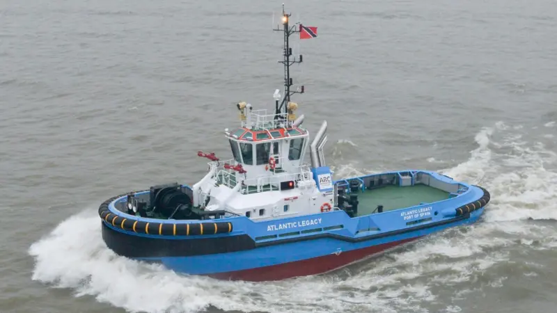 Both tugs for ARC Towage are from the popular  Damen ASD 2810 range (Damen)