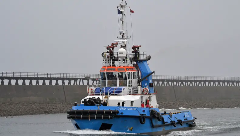 Agency representation for Osprey Fearless will be with Landfall Marine Contractors