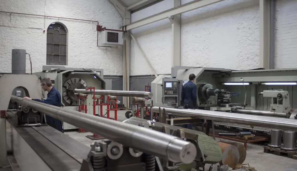 Machining work at Teignbridge Propellers