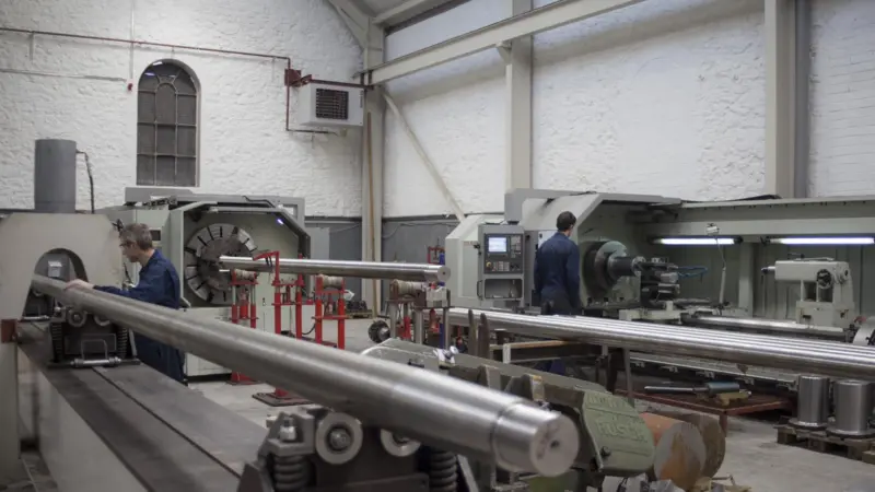 Machining work at Teignbridge Propellers
