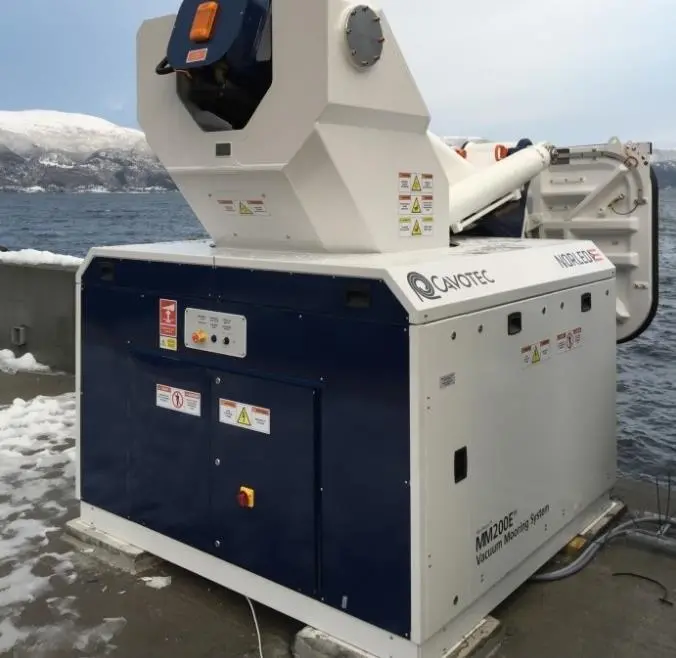 automated mooring unit now installed at Lavik ferry berth in Norway