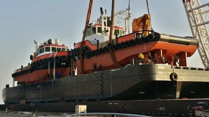 The cargo includes eleven Stan Pontoons of six different models
