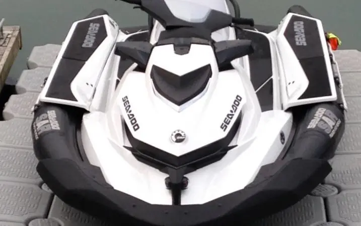 The Sea-Doo SAR has inflatable sponsons for additional stability