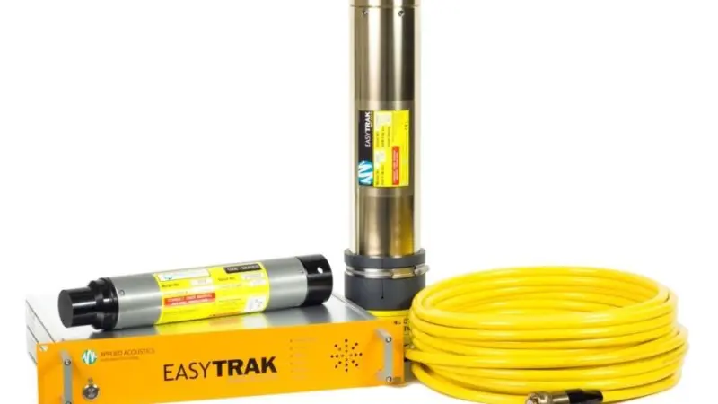 Applied Acoustics’ EasyTrak Nexus USBL system with which activity of up to ten subsea targets within a specified area can be monitored