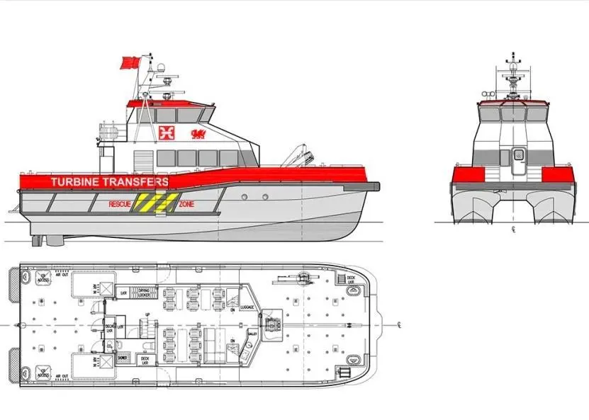 The vessel has achieved 32kn on test