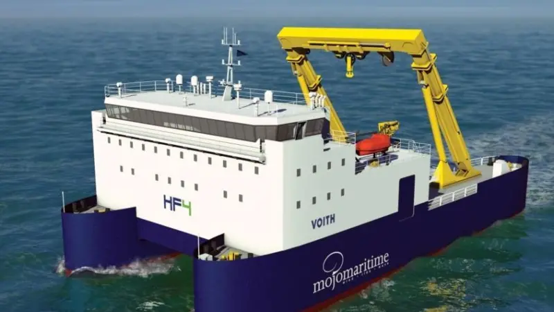 The ship is intended to reduce the cost of installing tidal energy farms