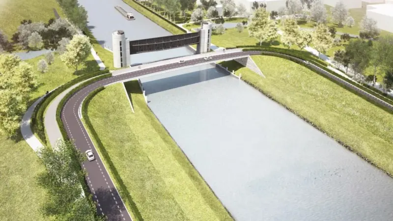 The new Limmel Lock is expected to be complete in 2018