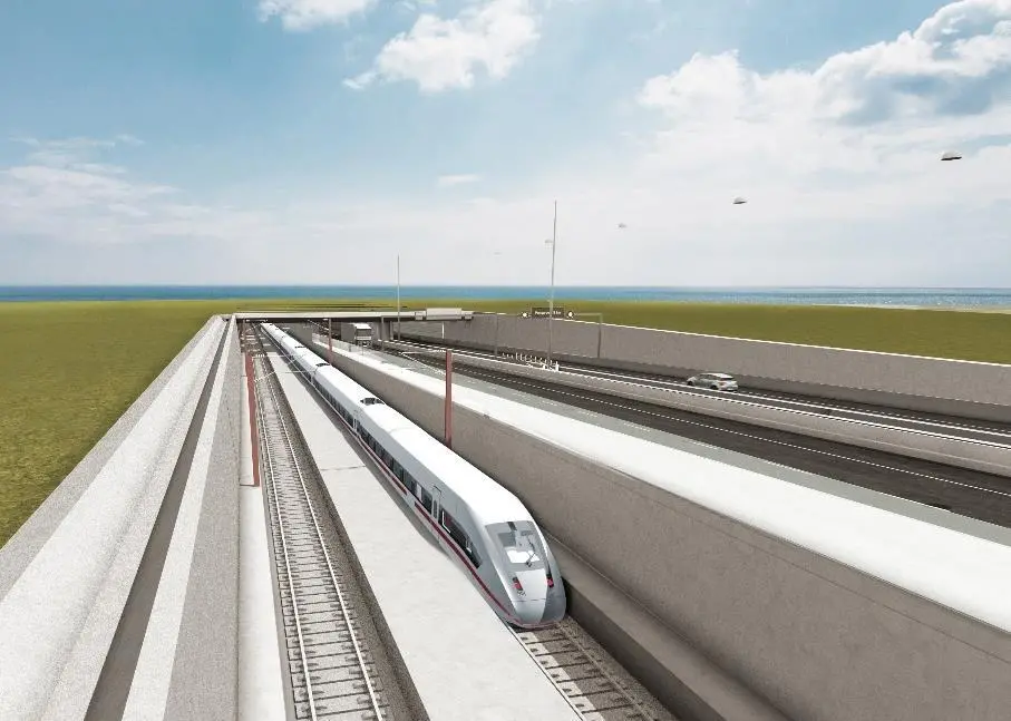 A CGI rendering of the proposed tunnel