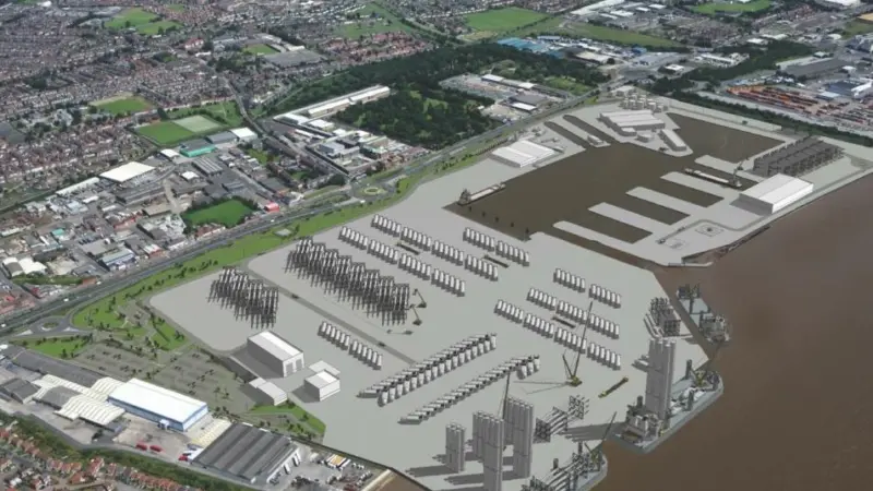 A CGI impression of the Green Port Hull site