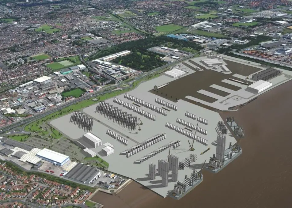 A CGI impression of the Green Port Hull site