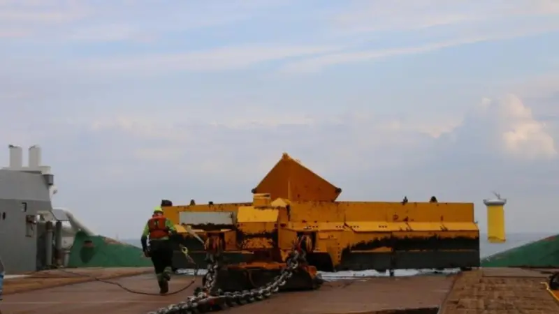 ESS deployed its multi-functional SCAR seabed plough