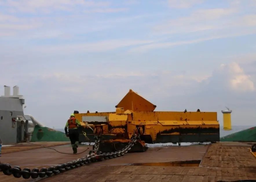 ESS deployed its multi-functional SCAR seabed plough