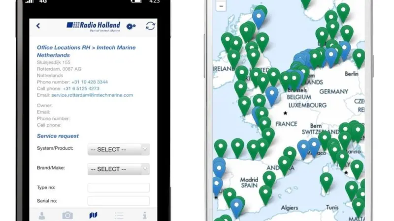 The app works on all three smartphone operating systems