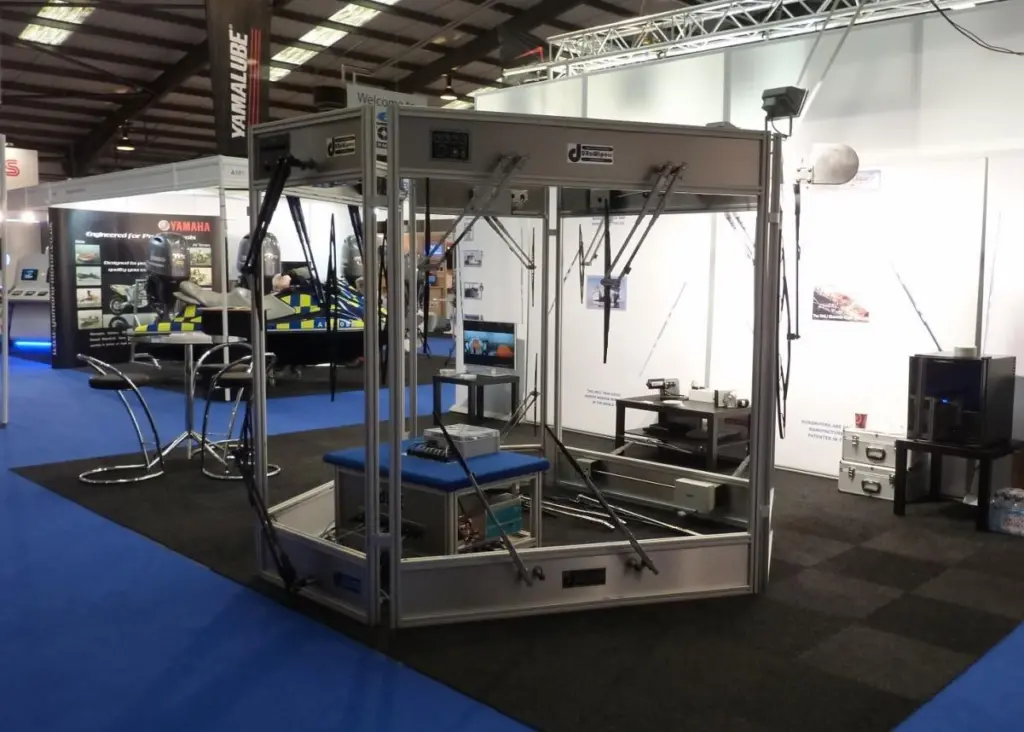 The stand will demonstrate the company’s patented rotary mechanism