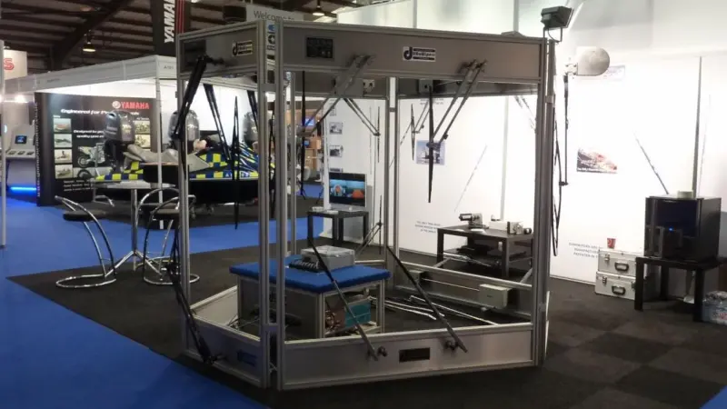The stand will demonstrate the company’s patented rotary mechanism