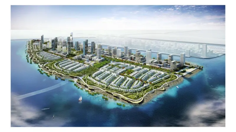 Some 160 hectares of land will be reclaimed for the creation of Pluit City