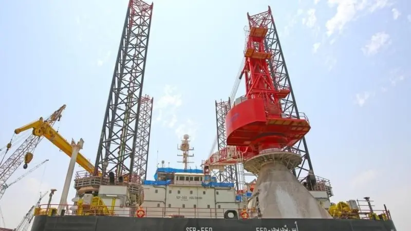 An NPCC jack-up barge. Two more have been ordered with integrated Wärtsilä solutions