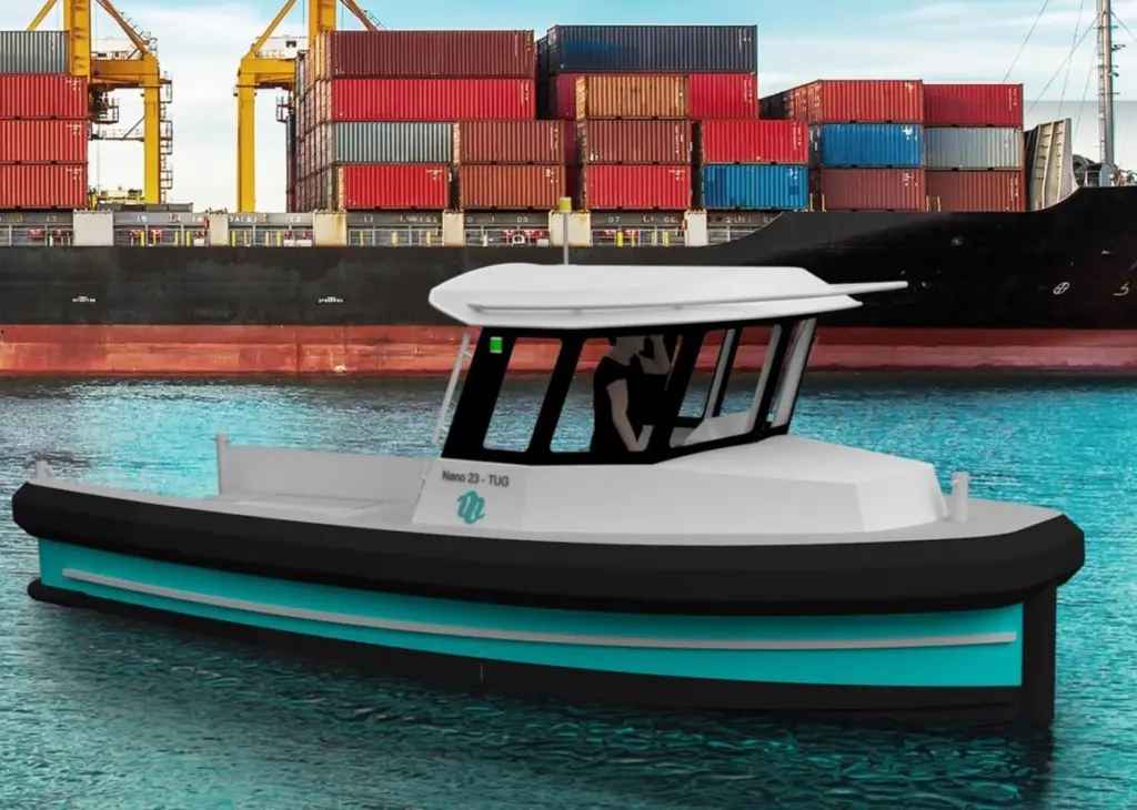 The NanoAir has a 6 mm thick aluminium hull with 40 mm thick rub-rails