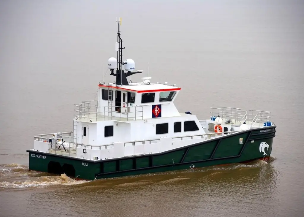 The 'Rix Panther' which is being employed to work at a wind farm off the Humber coast