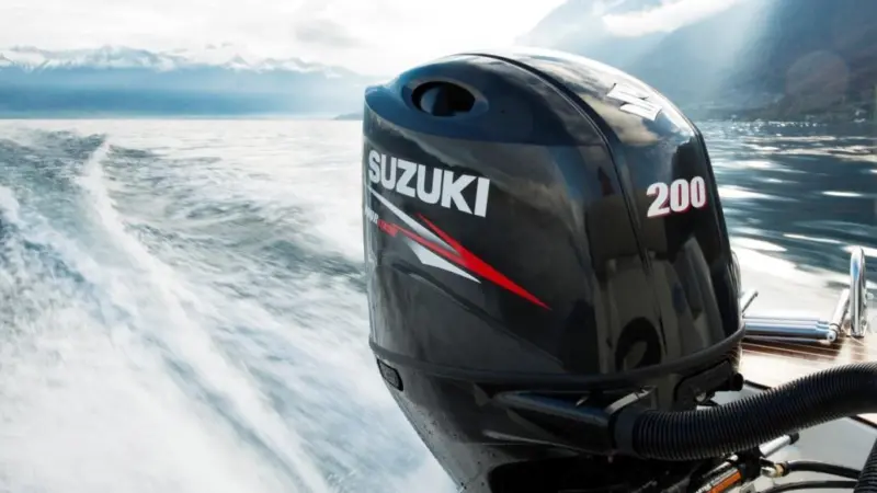 The new DF200 has Suzuki’s electronic drive-by-wire system – Suzuki Precision Control