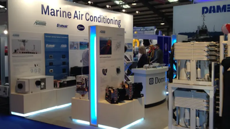 Dometic Marine’s stand at Seawork 2014