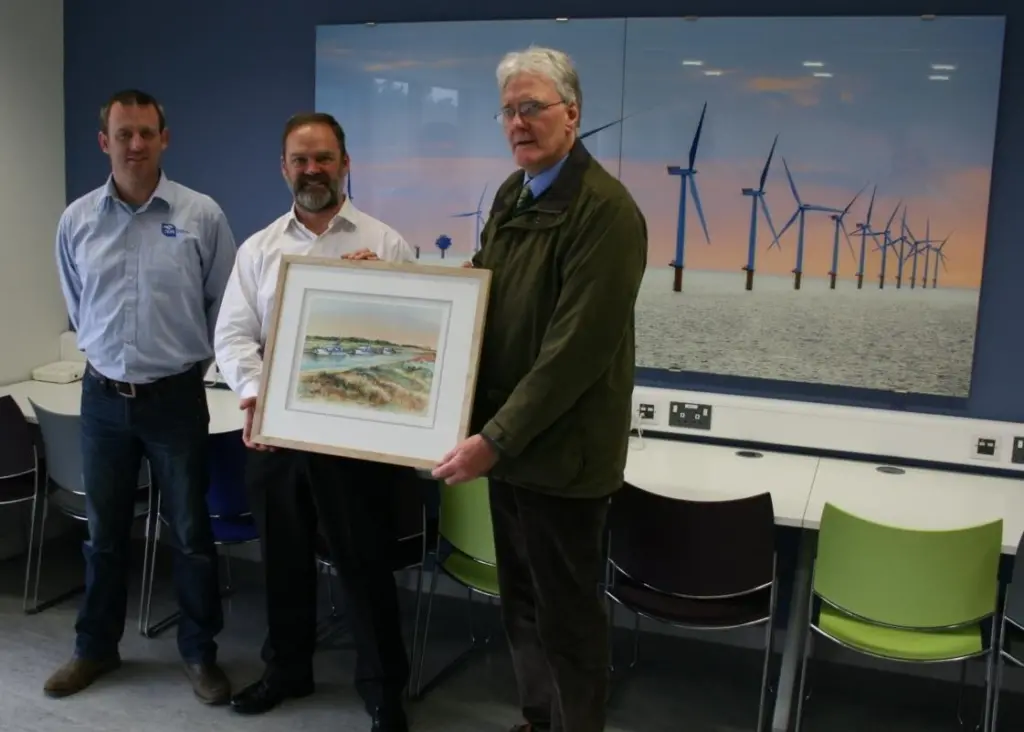 Tidal Transit's Commercial Director Leo Hambro, commissioned a painting by local artist John Hurst