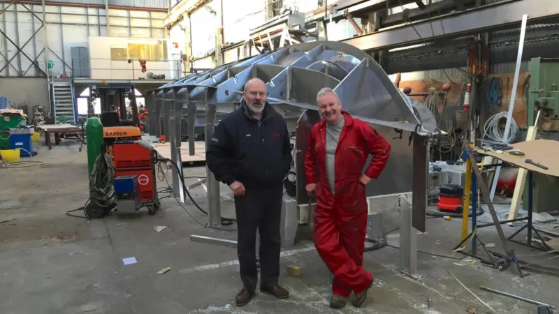 Project-RYS#1’s main aluminium frames are now completed at A&M Fabrications of Cowes