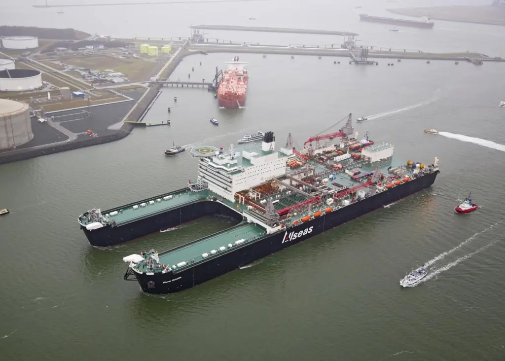 'Pioneering Spirit' is the world's largest construction vessel. Credit: Image courtesy of Allseas