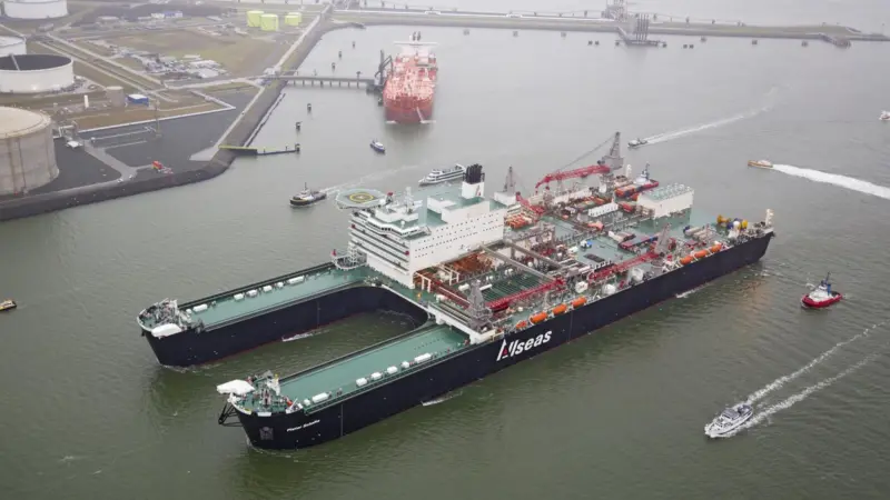 'Pioneering Spirit' is the world's largest construction vessel. Credit: Image courtesy of Allseas
