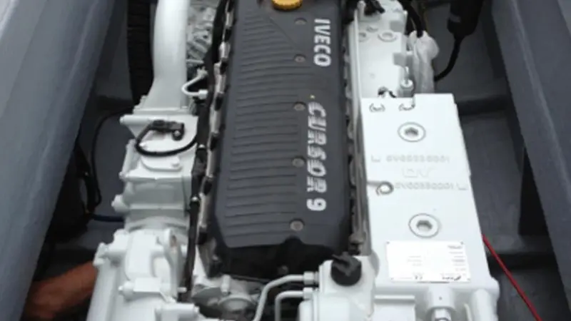 The FPT C90 620 Cursor engine which is installed in an Exeter Maritime Services new ferry