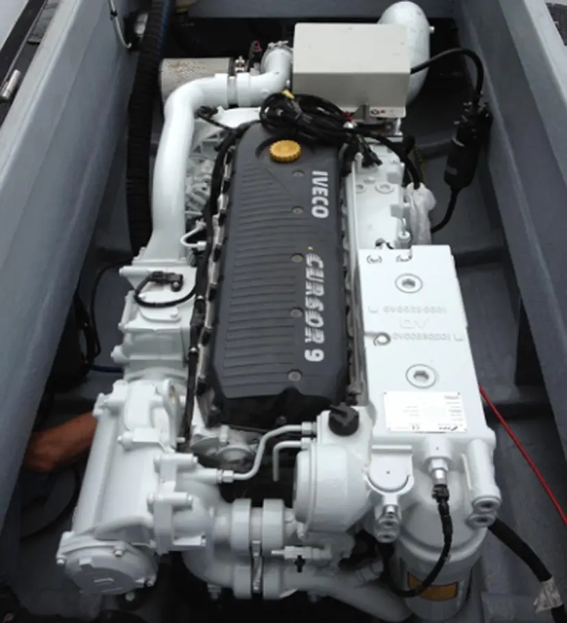 The FPT C90 620 Cursor engine which is installed in an Exeter Maritime Services new ferry