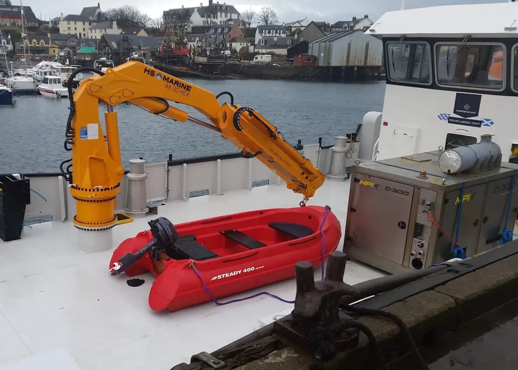 CraneKing has delivered its second knuckle boom AK 30 HE4 crane to Marine Harvest
