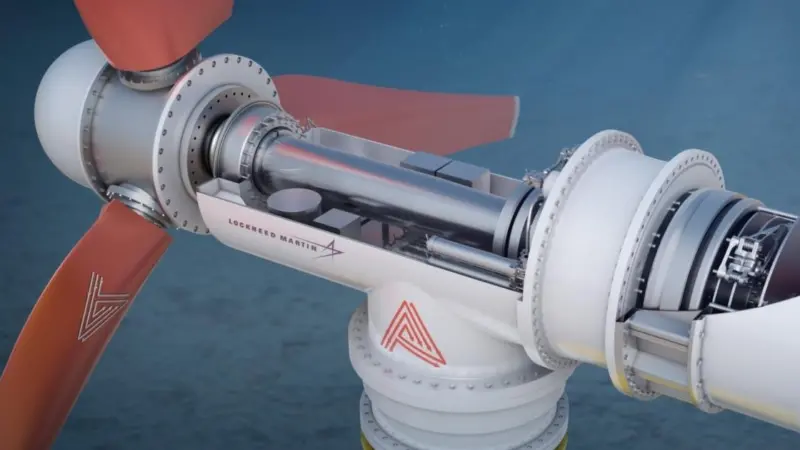 The AR1500 turbine will have an active rotor pitching system and full nacelle yawing capability.
